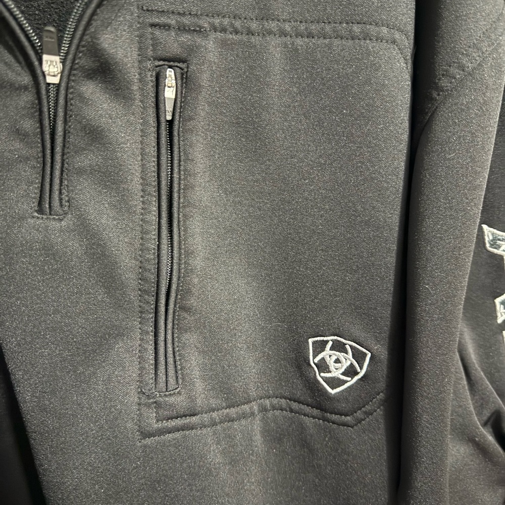 Ariat Black Quarter-Zip Pullover - image 3